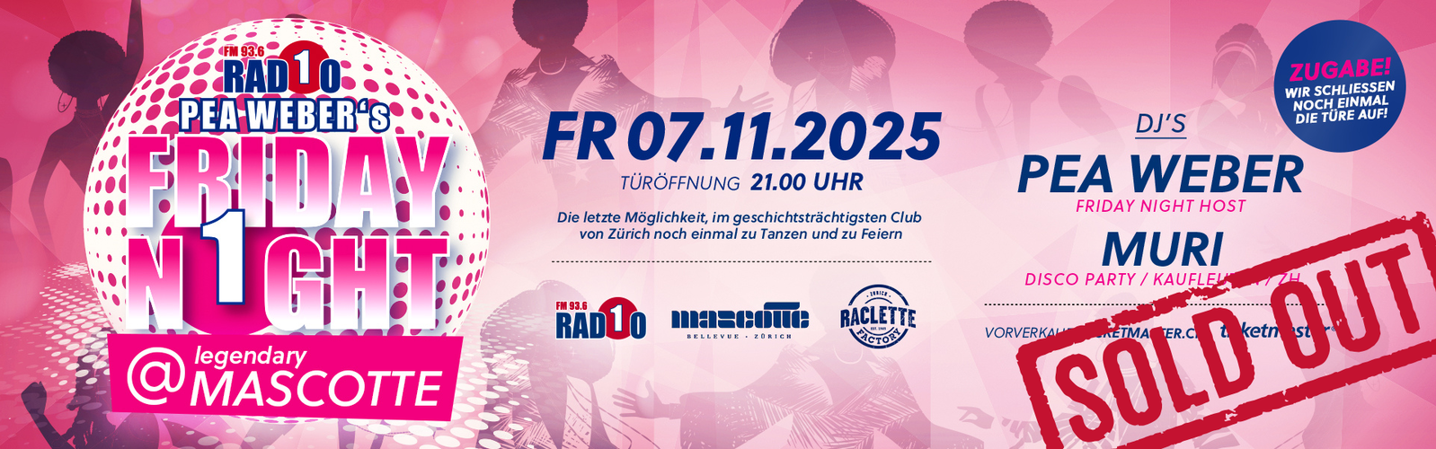 Friday Night Party - 7. November 2025