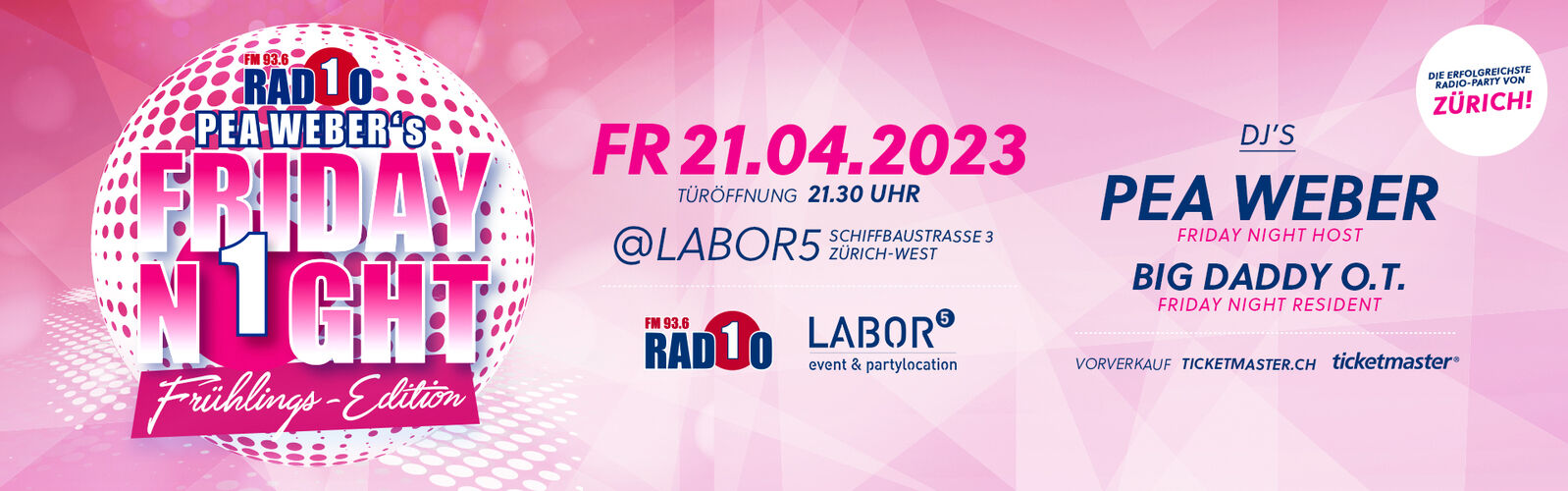 Radio 1 Pea Weber's Friday Night Party 2023