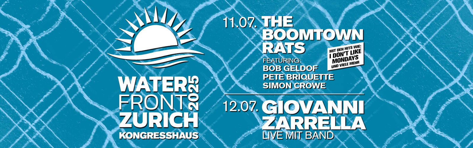 Waterfront Festival 2025 - 11. bis 12. Juli 2025